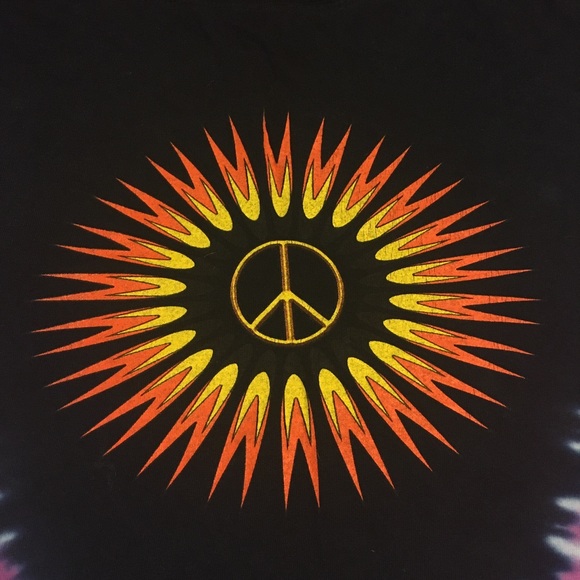 Vtg 2000 Janis Joplin Tie Dye Woodstock Tee S - Picture 7 of 8